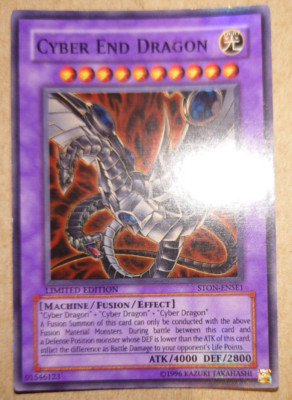 Cyber End Dragon STON-ENSE1 Super Rare Yugioh Card-image