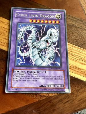 Cyber Twin Dragon DP04-EN011 Unlimited Edition Rare PL + BONUS-image
