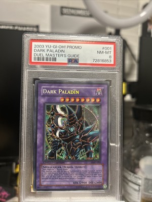 2003 Yu-Gi-Oh Dark Paladin DMG-001 PSA 8 NM MINT-image