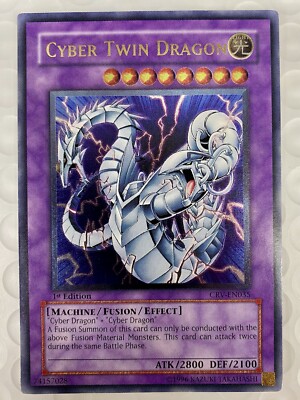 Cyber Twin Dragon UTR Cybernetic Revolution CRV-EN035 Yu-Gi-Oh! 1st Edition LP-image