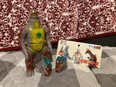 M1 Go Bullmark Mechagodzilla 1975 Sofubi Vinyl Figure Complete With Header Card-image