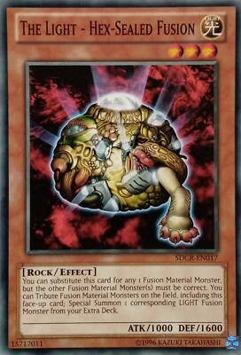 SDCR-EN017 THE LIGHT - HEX SEALED FUSION COMMON MIXED ED YuGiOh CARD-image