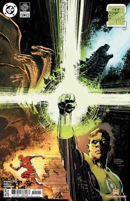 Justice League vs Godzilla vs Kong 2 #1 (Of 7) Cover D Gabriel Hardman Card Stoc-image