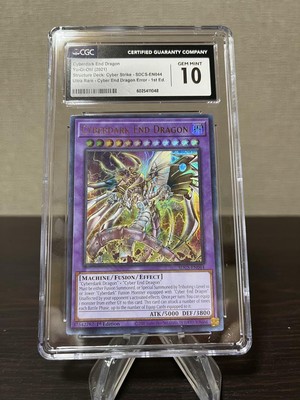 Yu-Gi-Oh! Cyber ​​Dark End Dragon  Version Error Card Cgc 10 Points No.MY560-image