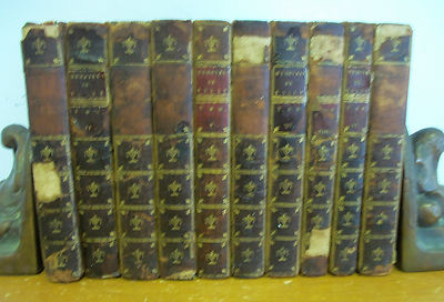 1778 MEMOIRES  de Duc De Sully & L'Esprit de HENRI IV, 10 Vols Leather-image