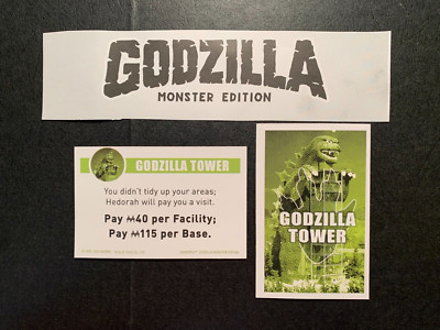Monopoly Godzilla HEDORAH WILL PAY VISIT  Godzilla Tower Game Replacement Piece-image