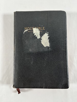 KJV Holy Bible Reference Red Letter Self Pronouncing Leather World Publishing-image