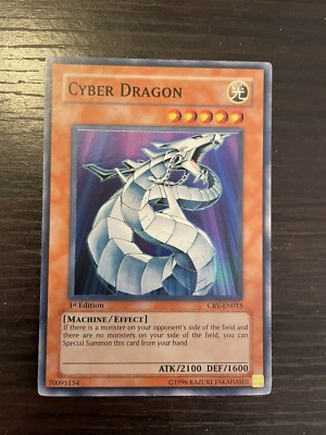Cyber Dragon Ultimate Rare 1st Edition Holographic Yugioh Card-image