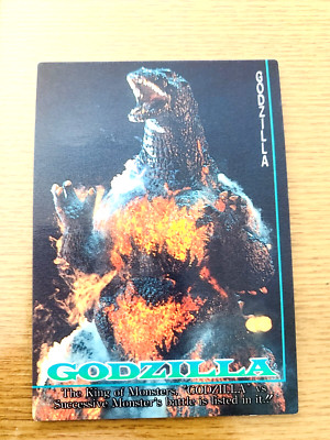 Godzilla Retoro Card Godzilla 1995  CARD No.98 TOHO  From Japan  C-19-image
