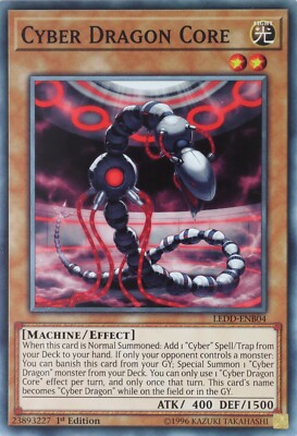 Yugioh Cyber Dragon Core LEDD-ENB04 Common 1st Edition-image