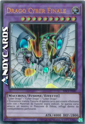CYBER DRAGON FINALE (EX CYBER DRAGON FINALE) (End Dragon) Ultra R SDCS IT041 • Unl-image