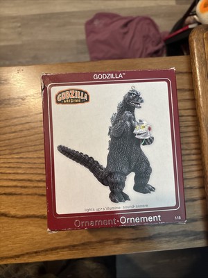 Godzilla Origins Sound Ornament American Greetings Carlton Cards Heirloom-image
