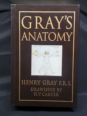 Gray's Anatomy By Henry Gray 15th Edition Hardcover Book 1995 Leatherbound-image