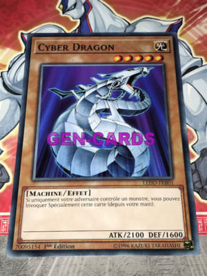 Yu Gi Oh CYBER DRAGON LEDD-FRB01 x 2 Card-image
