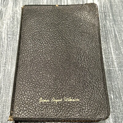 Oxford Scofield Reference Edition Bible Genuine Black Leather 1945-image