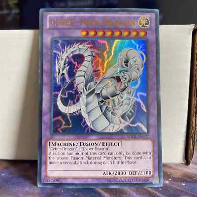 UNLIMITED CYBER TWIN DRAGON 1996 SDCR-EN037 YUGIOH CARD (LP/MP)-image