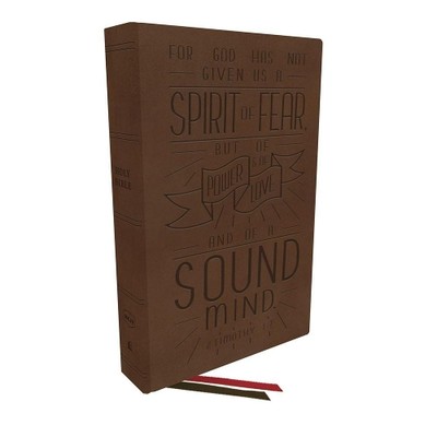 Thomas Nelson NKJV, Personal Size Reference Bible, Verse Art Cov (Leather Bound)-image