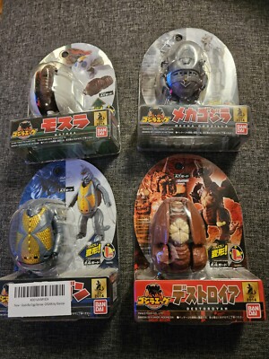 Moc godzilla bandai figures Gigan Destroyah Mecha Mothra Lot Transforming Eggs -image