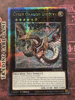 Cyber Dragon Infinity - RA04-EN068 - Quarter Century Secret Rare - 1st Ed. - NM-image