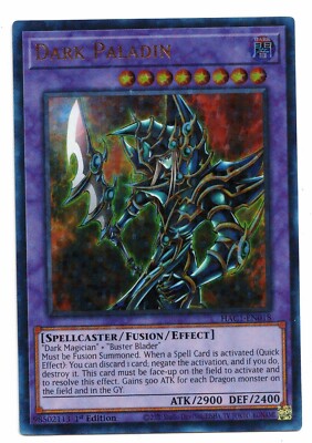 Yu-Gi-Oh Card: Dark Paladin HAC1-EN018 Duel Terminal Ultra Rare 1st Edition! NM-image