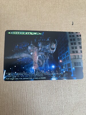 Godzilla telephone card　TOHO 1998 US GODZILLA Hollywood-image