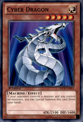 1st Ed Cyber Dragon SDCR-EN003 Yugioh-image