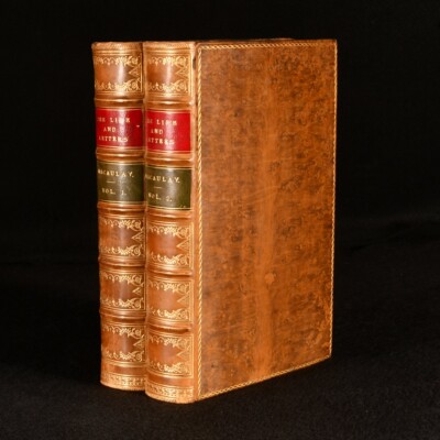 1876 2vol The Life and Letters of Lord Macaulay by George Otto Trevelyan Firs...-image