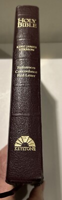 Keystone KJV Giant Print Verse Reference Bible by Broadman & Holman Bonded Lthr.-image