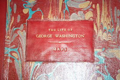 Leather 1804-07 THE LIFE OF GEORGE WASHINGTON John Marshall ATLAS Revolution War-image