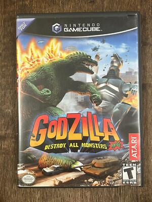 Godzilla: Destroy All Monsters Melee GameCube Complete CIB + Manual *TESTED*-image