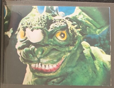 1973 vintage GODZILLA Amada Toho kaiju Card Japanese Baragon #48-image