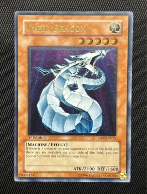Cyber Dragon CRV-EN015 1st Edition Ultimate Relief Rare YuGiOh Card English Holo-image