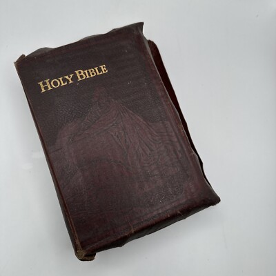 The Good Will Bible KJV Minute Reference Edition 1943 Thumb Index Red-image
