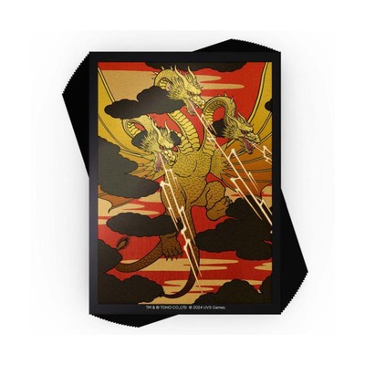 Jasco UniVersus CCG Card Sleeve  Godzilla Card Sleeves - King Ghidorah (10 New-image