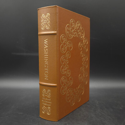 Easton Press Library of the Presidents Washington by Douglas Freeman Leather-image