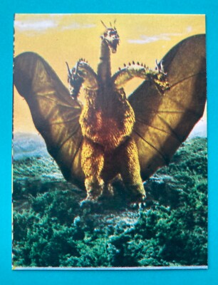 King Ghidorah 86 Godzilla Yamakatsu Toho Card Very Rare Japanese F/S-image