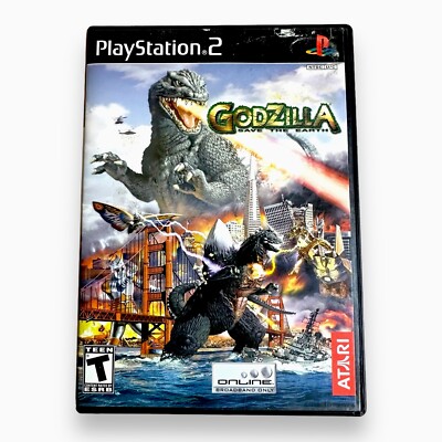 Godzilla: Save the Earth CIB w/ Manual Complete (Sony PlayStation 2, 2004) PS2-image