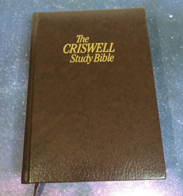 The Criswell Study Bible KJV Padded Imitation Leather Thomas Nelson 1979 AS IS-image