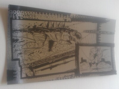 Godzilla the movie supervue silverzilla foil card S2 (1:27 packs)-image