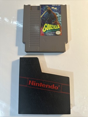 Godzilla : Monsters of Monsters (Nintendo, NES) Cart & Sleeve Only - Tested-image