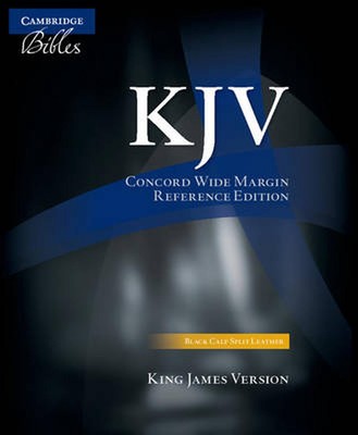 Concord Wide Margin Reference Bible-KJV (English) Leather Book-image