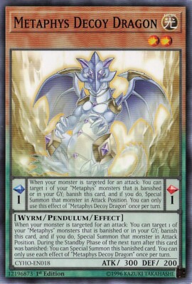 Yu-Gi-Oh! Metaphys Decoy Dragon CYHO-EN018 Common 1st Edition NM-image