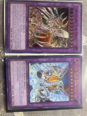 Cyber End Dragon/Cyberdark End Dragon Misprint  SDCS-EN041/EN044 VLP/NM 1st Ed-image