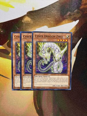 3x Cyber Dragon Zwei - SDCS-EN004 - Common - 1st Edition NM-image