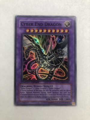Cyber End Dragon - STON-ENSE1 - Super Rare - Limited Edition (Heavily Played)-image