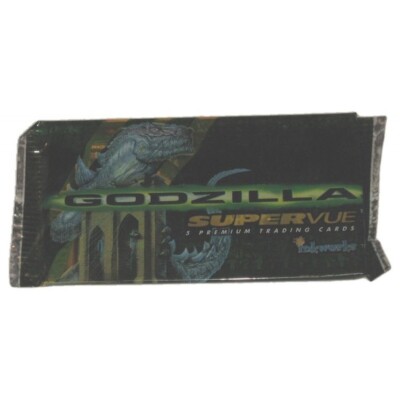 Sealed Pack of 1998 Inkworks Godzilla Supervue Premium Movie Trading Cards-image