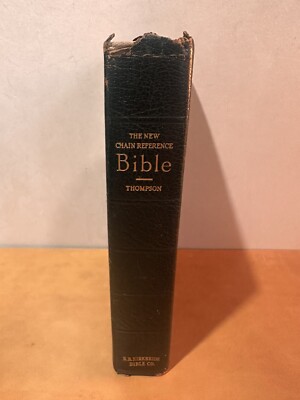The New Chain-Reference Bible - 4th Improved Edition - KJV Thompson Study 1964-image