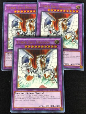 YUGIOH CYBER END DRAGON SDCS-EN041 1ST ULTRA X3 (NM)-image