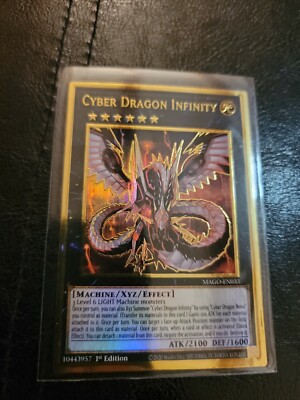 Cyber Dragon Infinity Premium Gold Rare MAGO-EN033 Yugioh -image