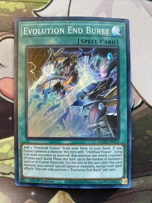 Yu-Gi-Oh! TCG Evolution End Burst Maze of Memories MAZE-EN015 1st Ed Super Rare-image
